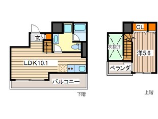 シャト－アスティナ京橋ラルゴの物件間取画像